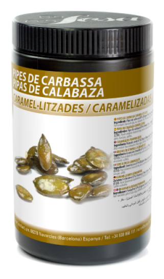 Pipas de calabaza caramelizadas